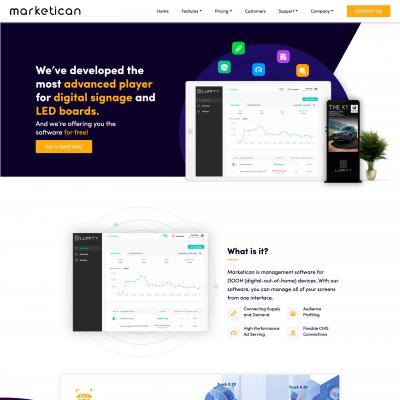 Сайт компании Marketican