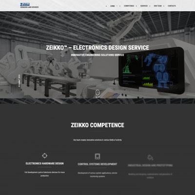 Сайт компании Zeikko